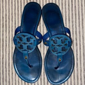 Tory Burch blue miller sandals size 9